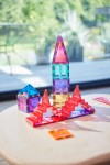 Klocki magnetyczne ze schodami - Stairs Set Intense 34 el. / Cleverclixx