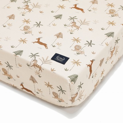 Prześcieradło GOOD NIGHT - LITTLE SAVANNAH La Millou x Dobreliski