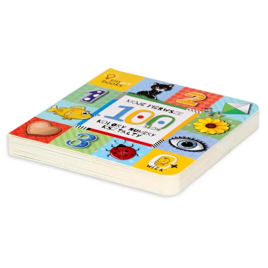Moje pierwsze 100 słów. Kolory, numery, kształty / Wydawnictwo Smart Books