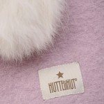 Kominiarka z pomponami z futra alpaki - Nirvana / HUTTEliHUT