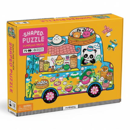 Puzzle konturowe Food Truck 75 elementów 5+ / Mudpuppy