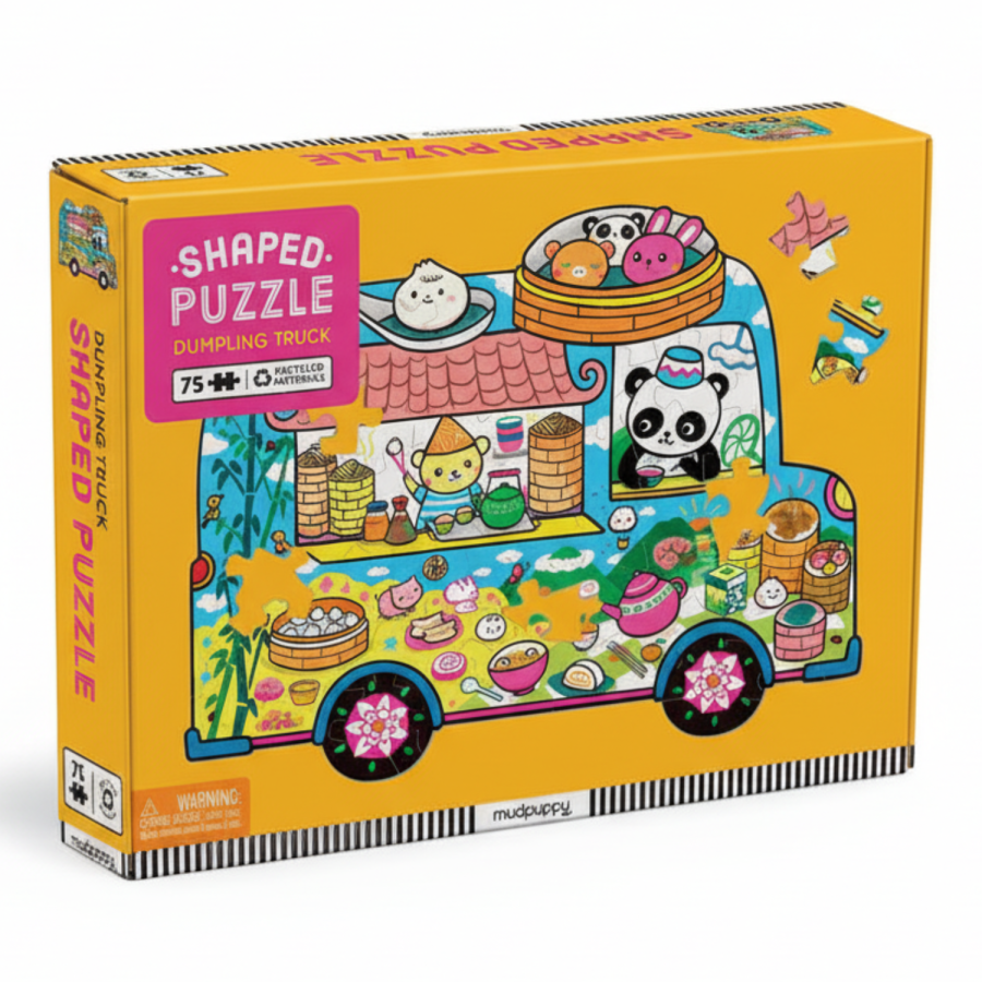 Puzzle konturowe Food Truck 75 elementów 5+ / Mudpuppy