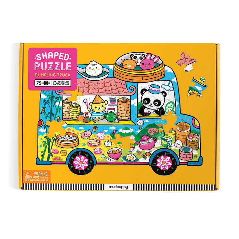 Puzzle konturowe Food Truck 75 elementów 5+ / Mudpuppy
