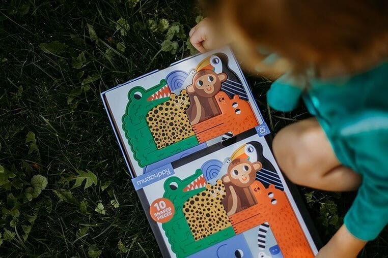 Puzzle układanka Wszyscy razem Dżungla 10 elementów 3+ / Mudpuppy