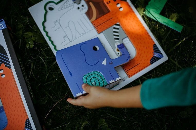 Puzzle układanka Wszyscy razem Dżungla 10 elementów 3+ / Mudpuppy