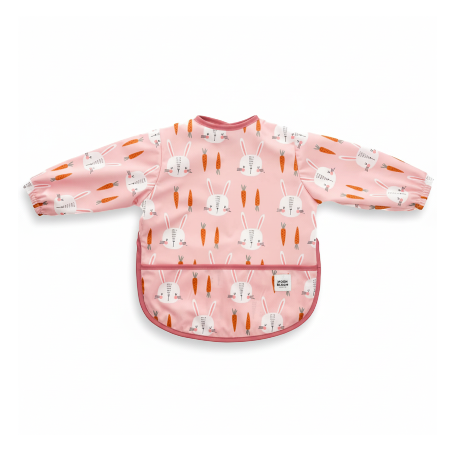 Śliniak z rękawami Bunnylicious / Moon Bloom