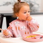 Śliniak z rękawami Bunnylicious / Moon Bloom