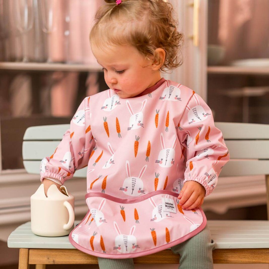 Śliniak z rękawami Bunnylicious / Moon Bloom