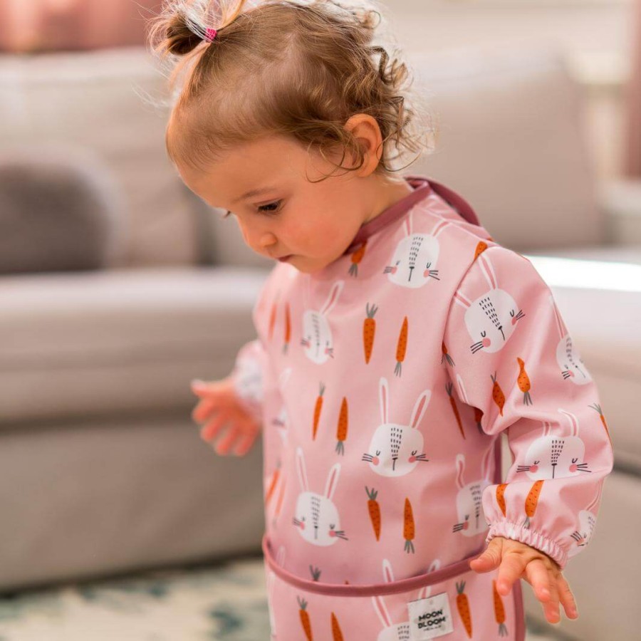 Śliniak z rękawami Bunnylicious / Moon Bloom