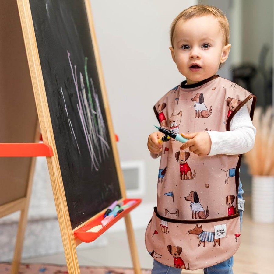 Fartuszek z kieszonką Happy Puppy / Moon Bloom