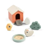 Drewniany zestaw do zabawy w farmę – Kurka Clucky / Done by Deer