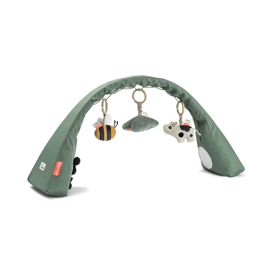 Pałąk z zabawkami Tiny Farm Green / Done by Deer