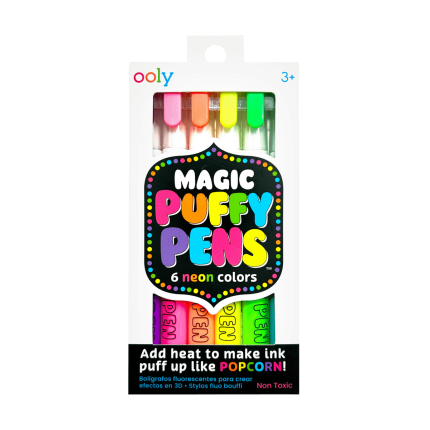 Magicznie Puchnące Flamastry z Efektem 3D, Magic Puffy / Ooly