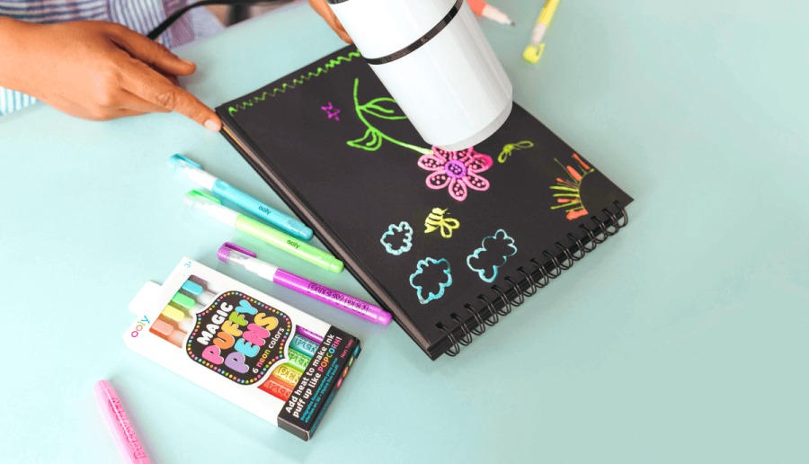 Magicznie Puchnące Flamastry z Efektem 3D, Magic Puffy