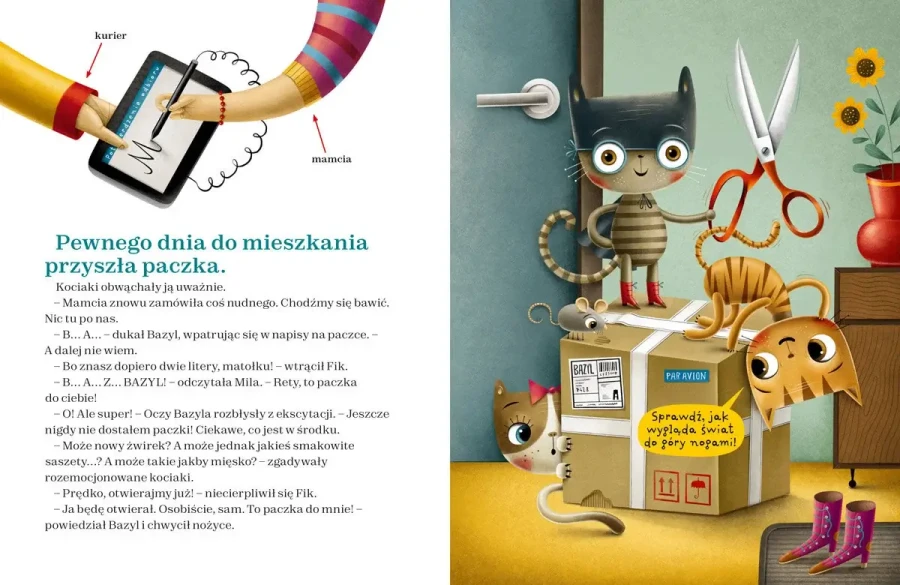 Kociaki łobuziaki i rwetes ze swetrem / Wydawnictwo Nasza Księgarnia