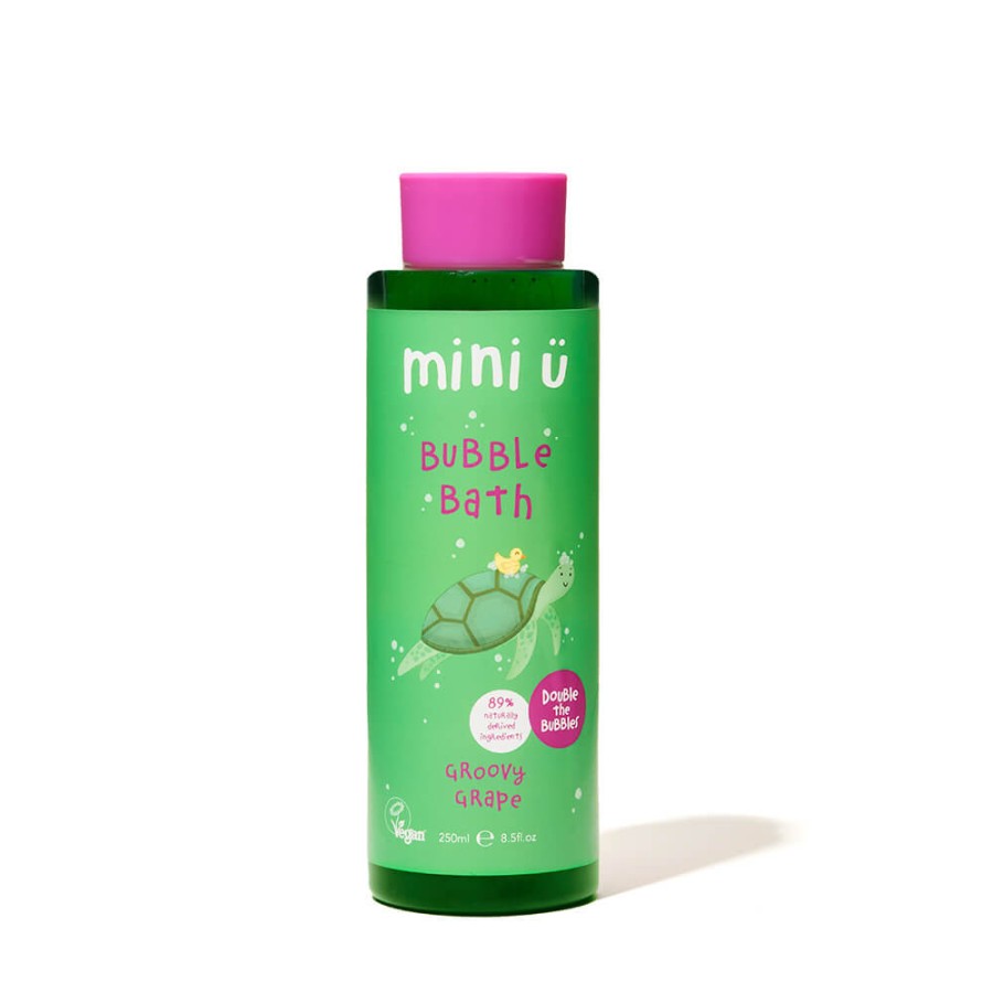 Naturalny bąbelkowy płyn do kąpieli WINOGRONO dla dzieci i niemowląt, 250 ml / Miniu