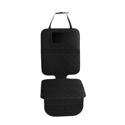 Mata ochronna pod fotelik samochodowy - Moon Black / We Are One.