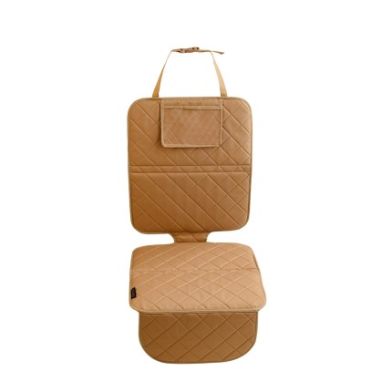 Mata ochronna pod fotelik samochodowy - Almond Beige / We Are One.