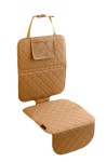Mata ochronna pod fotelik samochodowy - Almond Beige / We Are One.