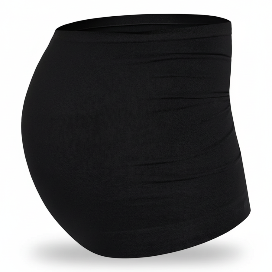 Bezszwowy pas 2w1 - Black / Mama Hangs