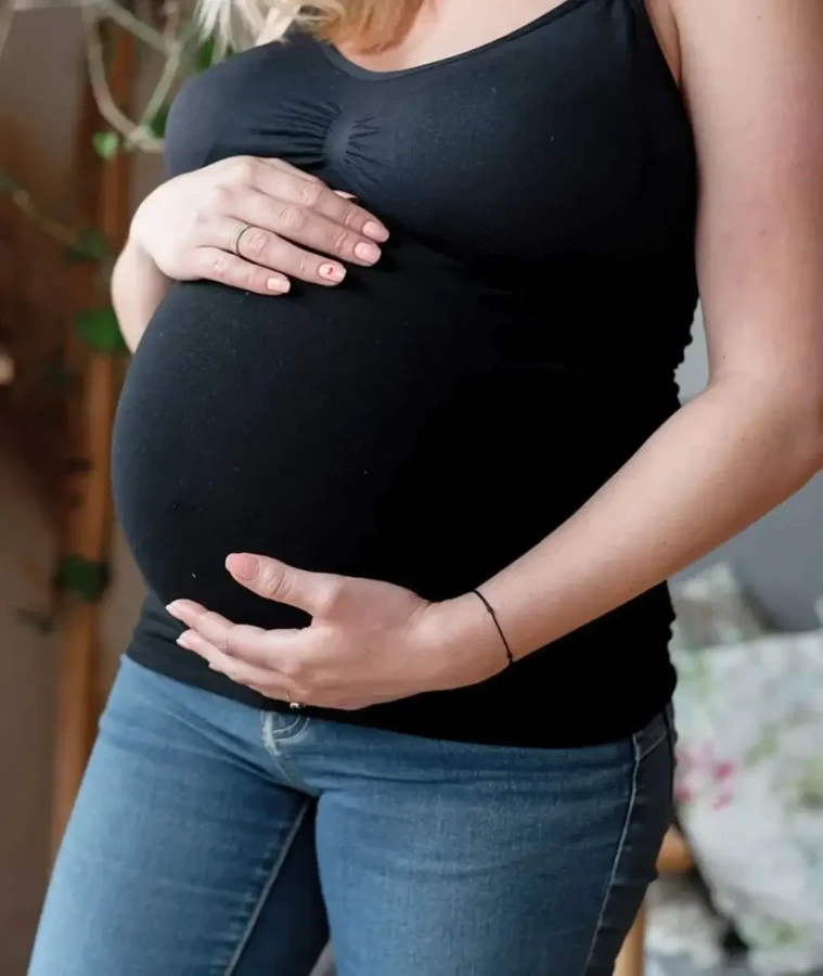 Bezszwowy pas 2w1 - Black / Mama Hangs