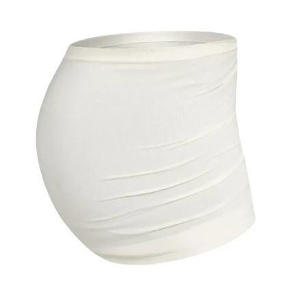 Bezszwowy pas na czas ciąży i karmienia 2w1 - Ecru / Mama Hangs