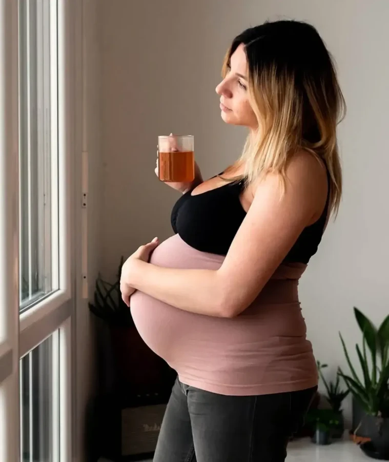 Bezszwowy pas 2w1 - Terracotta / Mama Hangs