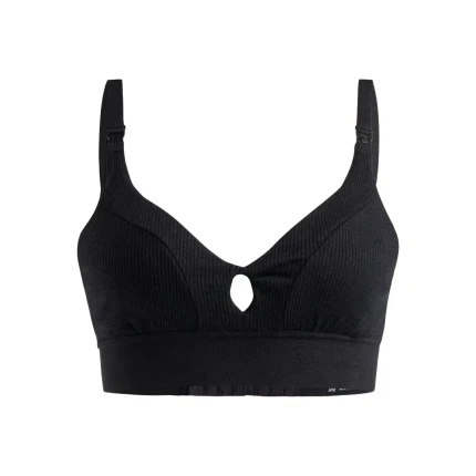 Nieprzemakalny biustonosz do karmienia piersią Glow - Black / Mama Hangs