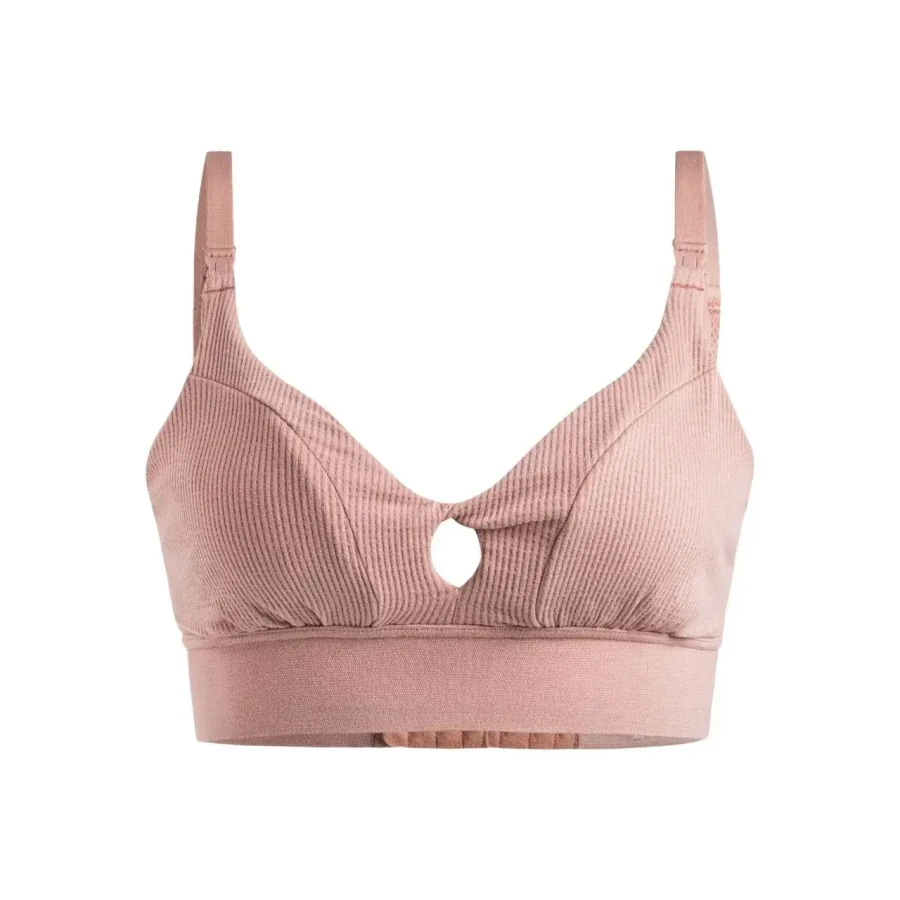 Nieprzemakalny biustonosz do karmienia piersią Glow - Terracotta / Mama Hangs