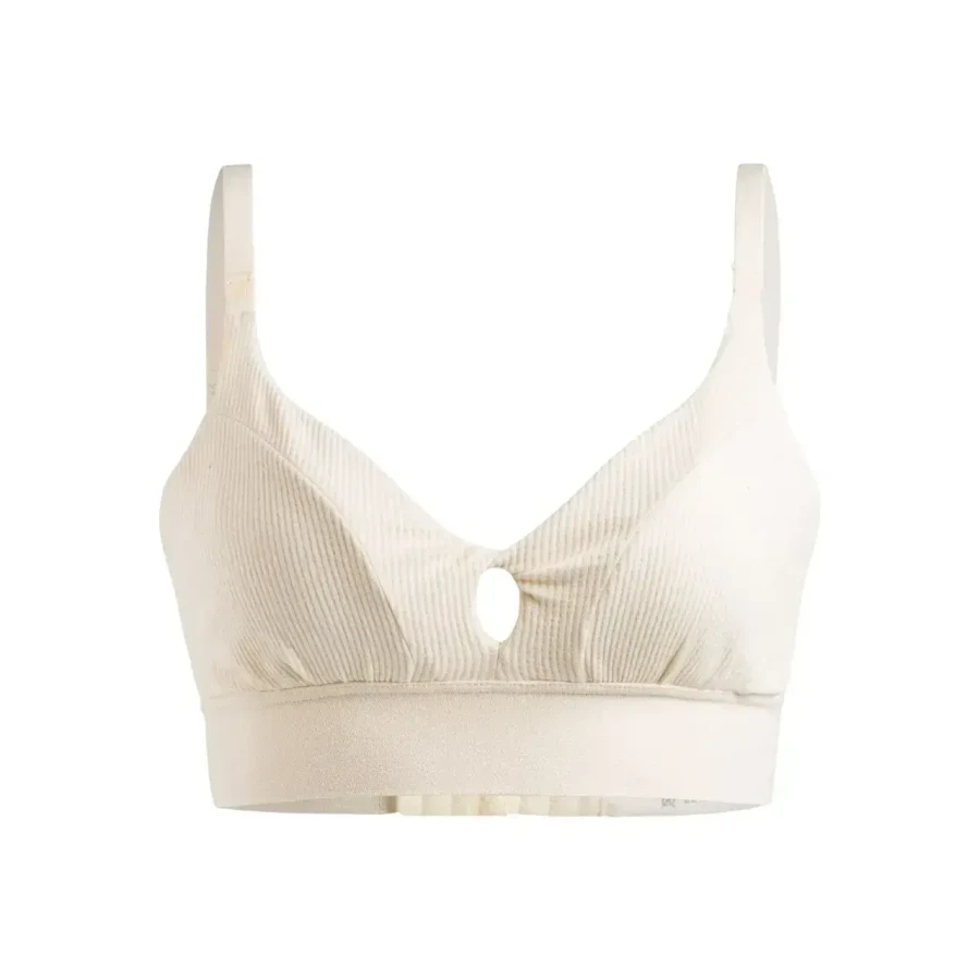 Nieprzemakalny biustonosz do karmienia piersią Glow - Ecru / Mama Hangs