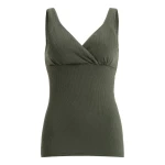 Nieprzemakalny top do karmienia piersią Day & Night - Olive / Mama Hangs