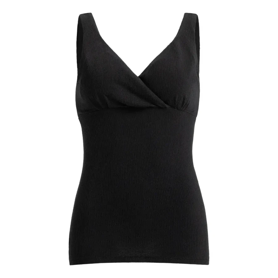 Nieprzemakalny top do karmienia piersią Day & Night - Black / Mama Hangs