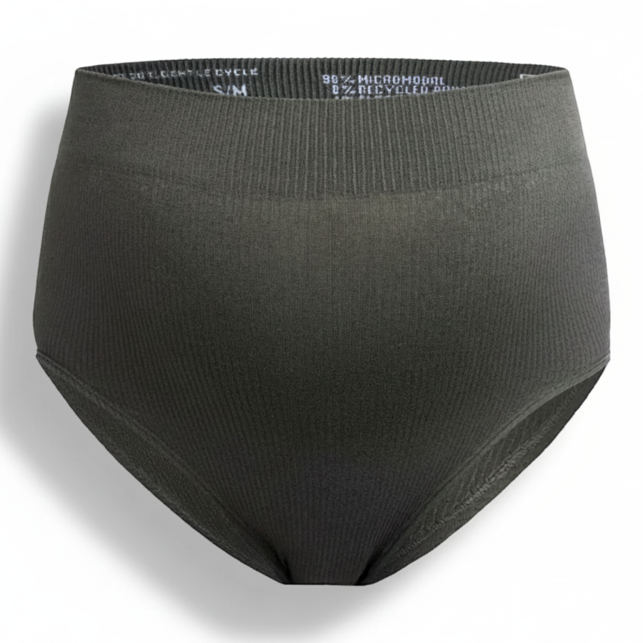 Majtki z wysokim stanem - Olive / Mama Hangs