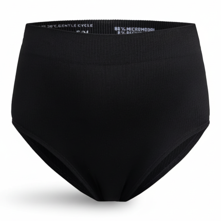 Majtki z wysokim stanem - Black / Mama Hangs