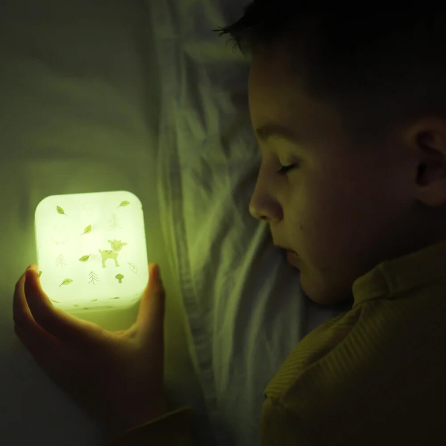 Przenośna lampka nocna świecąca kostka - Las / Cloud b