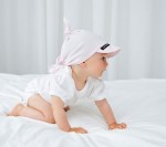 Chustka na głowę z regulacją rozmiaru RÓŻ / Lullalove