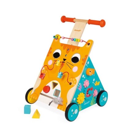 Wielofunkcyjny pchacz edukacyjny Kot / Janod J08005