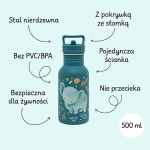 Butelka na wodę bidon 500 ml - Słonik / SASSI