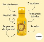 Butelka na wodę bidon 500 ml - Lew / SASSI