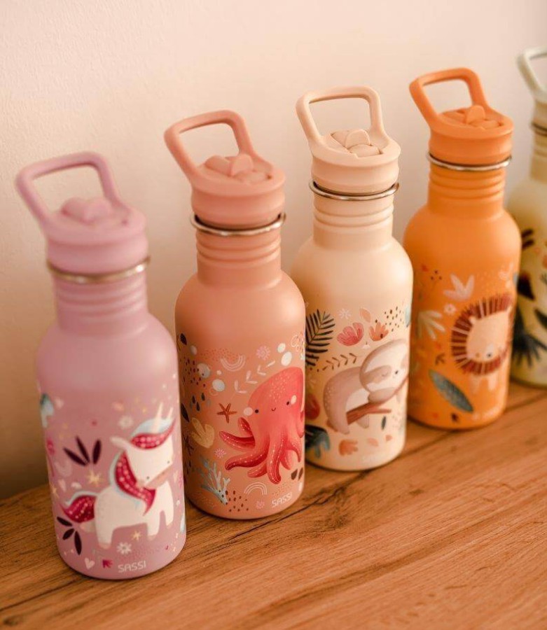 Butelka na wodę bidon 500 ml - Ośmiornica / SASSI