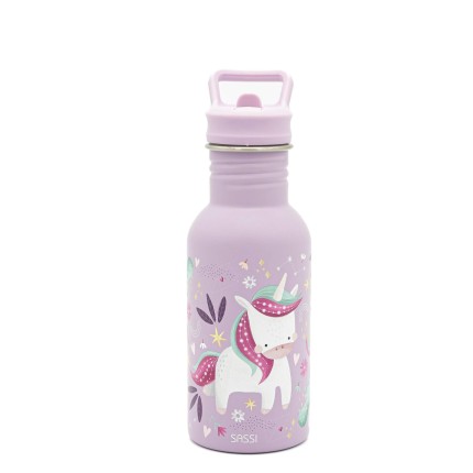 Butelka na wodę bidon 500 ml - Jednorożec / SASSI