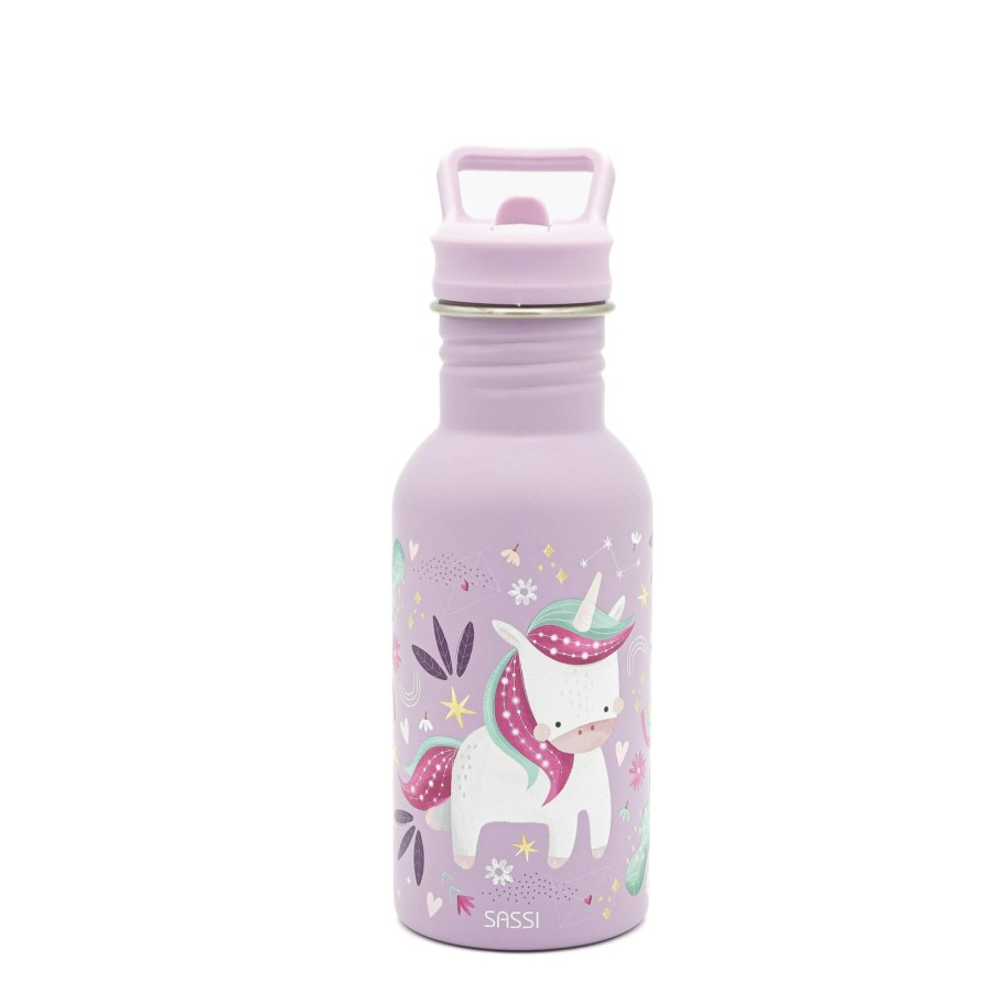 Butelka na wodę bidon 500 ml - Jednorożec / SASSI