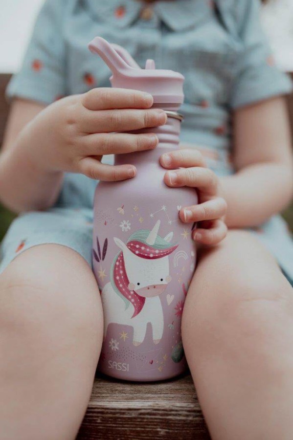 Butelka na wodę bidon 500 ml - Jednorożec / SASSI