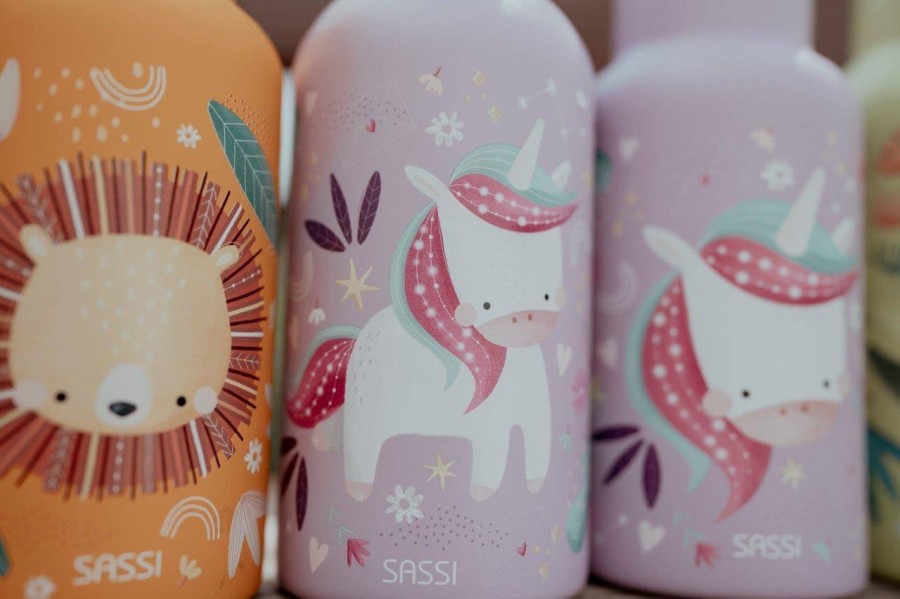 Butelka na wodę bidon 500 ml - Jednorożec / SASSI