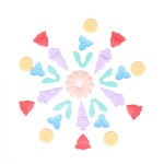 Układanka Mindful Mandala VIVID / Jellystone