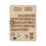 Drewniany kalendarz dla dzieci - nature / Konges Slojd