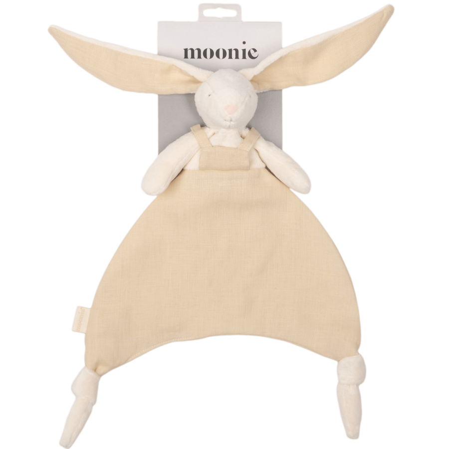 Lniana szmatka przytulanka Doudou - cream / Moonie