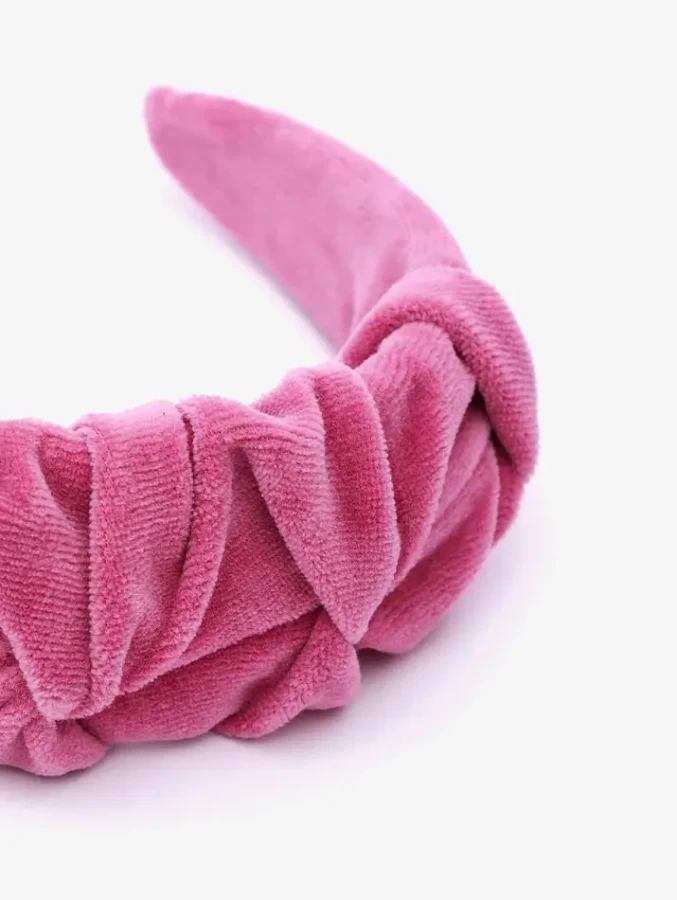 Opaska Marszczulka Velvet RUBY / UL&KA