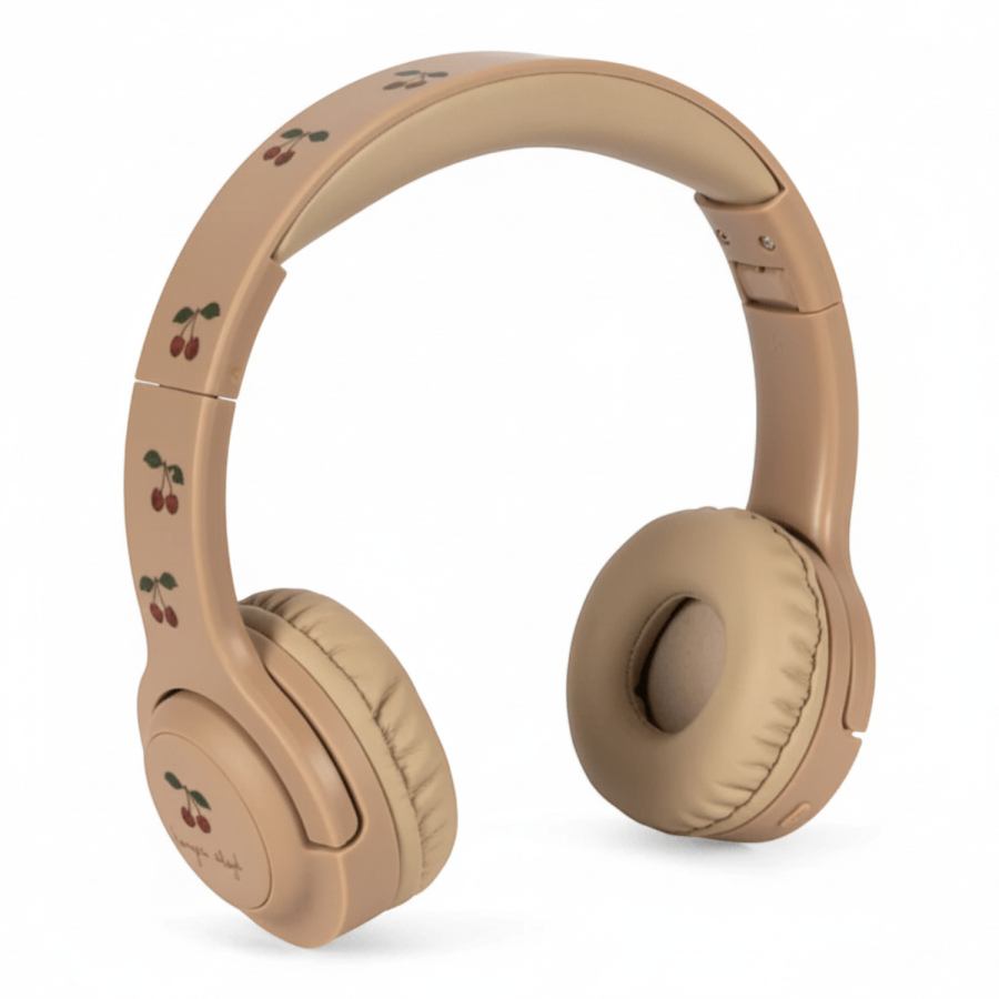 Bezprzewodowe słuchawki - cherry blush / Konges Slojd