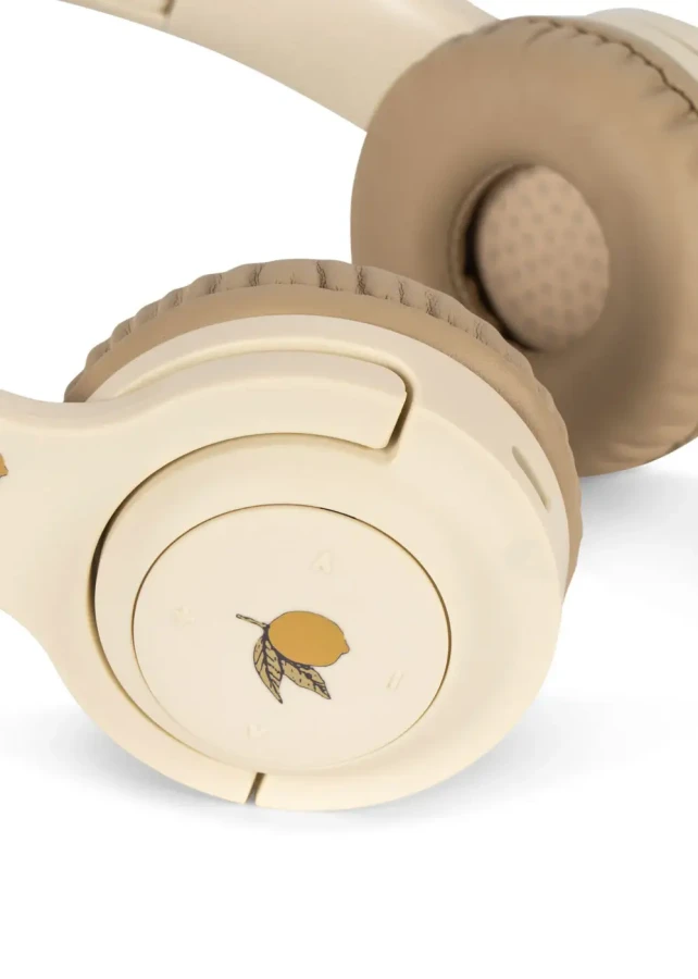 Bezprzewodowe słuchawki - lemon / Konges Slojd